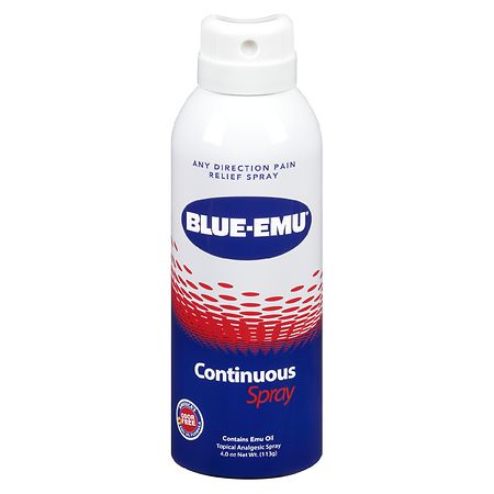 Blue-Emu Pain Relief Continuous Spray Odor Free