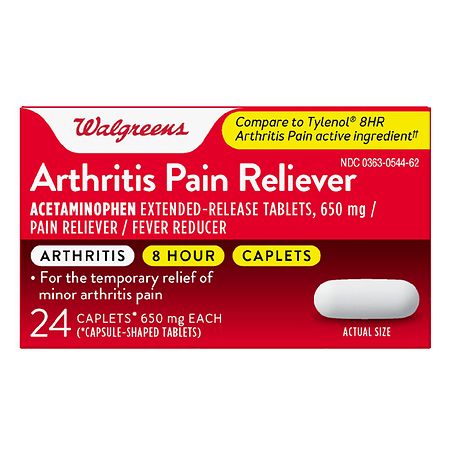 Walgreens Acetaminophen Extended-Release Tablets 650 mg, Arthritis Pain