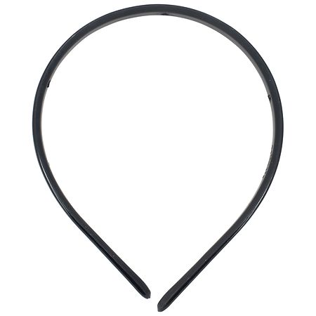 Scunci No-Slip Grip Thin & Bendable Headband Black