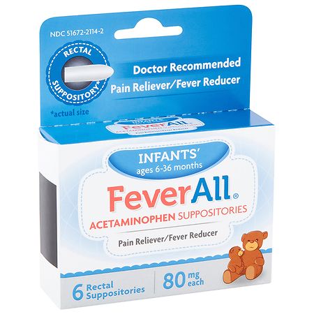 FeverAll Infant Suppositories