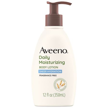 Aveeno Sheer Hydration Daily Moisturizing Dry Skin Lotion Fragrance-Free