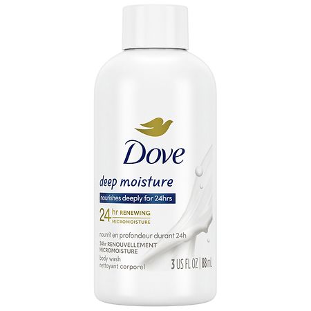 Dove Body Wash Deep Moisture, Travel Size Cool Deep