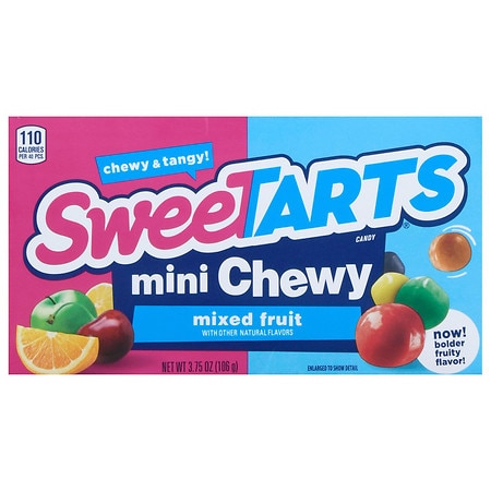 Sweetarts Mini Chewy Candy Theater Box Assorted Assorted