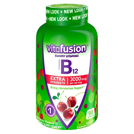 Vitafusion Extra Strength Vitamin B12 Gummies Cherry