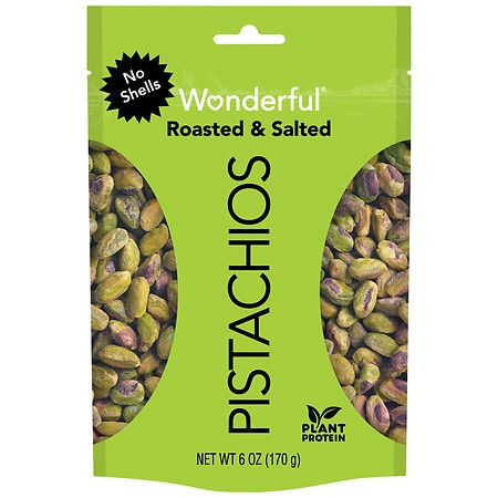 Wonderful No Shell Pistachios Roasted & Salted