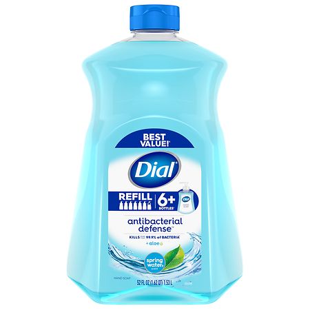 Dial Complete Antibacterial Liquid Hand Soap Refill Spring Water