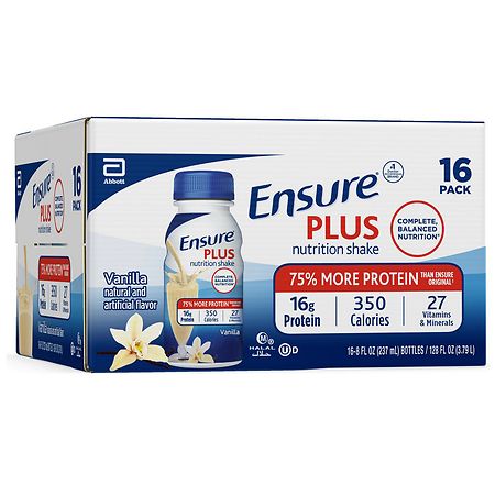 Ensure Plus Nutrition Shake Meal Replacement Vanilla