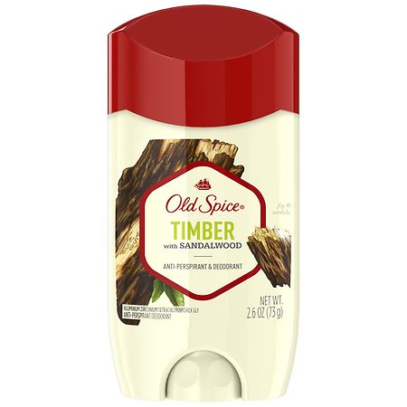Old Spice Invisible Solid Antiperspirant Deodorant Timber with Sandalwood