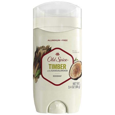 Old Spice Aluminum Free Deodorant Solid Timber with Sandalwood