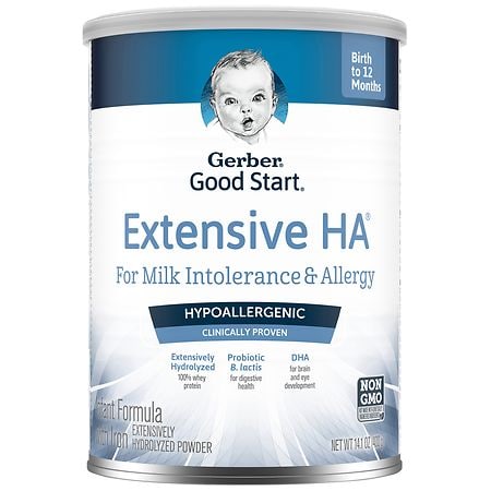 Gerber Extensive HA Hypoallergenic Powder Infant Formula with Iron