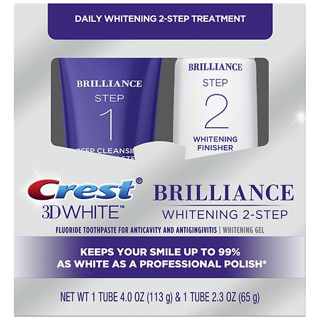 Crest Brilliance + Whitening Two-Step Toothpaste