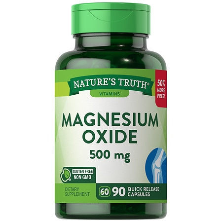 Nature's Truth Magnesium Oxide 500 mg