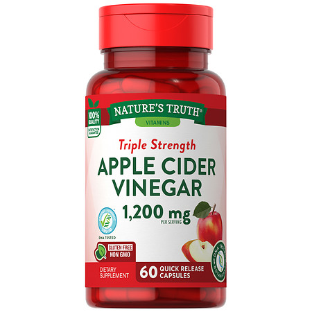 Nature's Truth Apple Cider Vinegar 1,200 mg Capsules