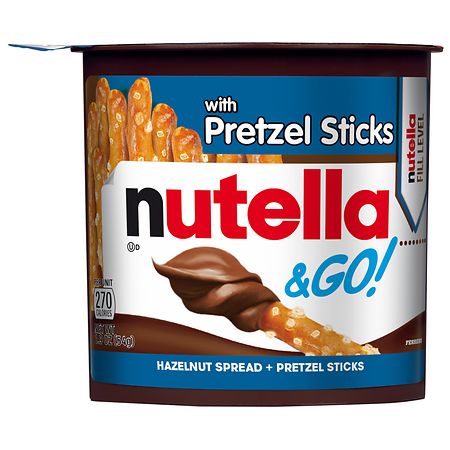 Nutella & GO! Snack Packs Hazelnut Spread & Pretzel Sticks