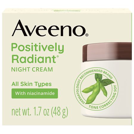 Aveeno Positively Radiant Moisturizing Face & Neck Night Cream