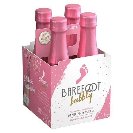 Barefoot Bubbly Pink Moscato Champagne Sparkling Wine Pink Moscato