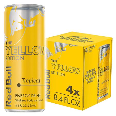 Red Bull Energy Drink Tropical, Tropical Fruits