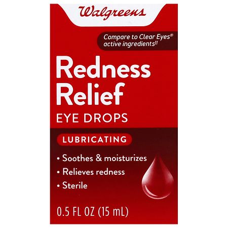 Walgreens Redness Relief Eye Drops