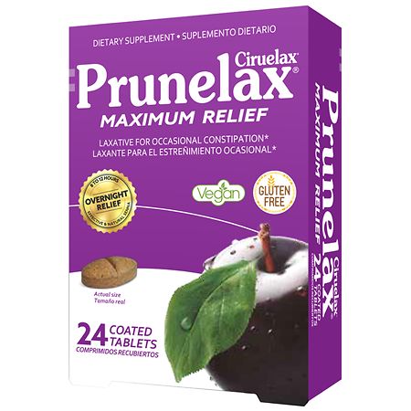 Prunelax Ciruelax Natural Laxative Maximum Relief Tablets