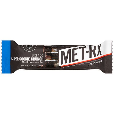 Met-Rx Big 100 Meal Replacement Bar Super Cookie Crunch
