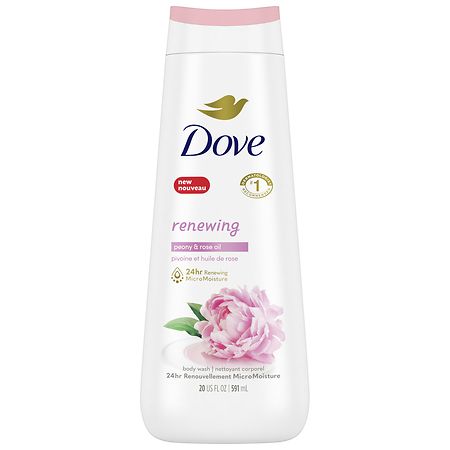 Dove Renewing Body Wash Peony and Rose Oil