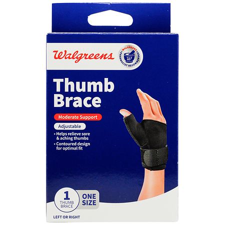 Walgreens Thumb Brace One Size Black