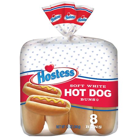 Hostess Hot Dog Buns Soft White