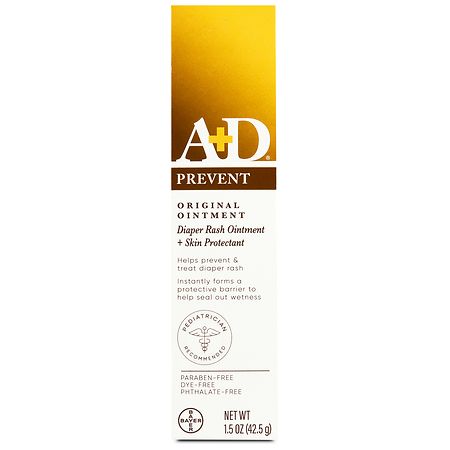 A+D Original Diaper Rash + Skin Protectant Ointment