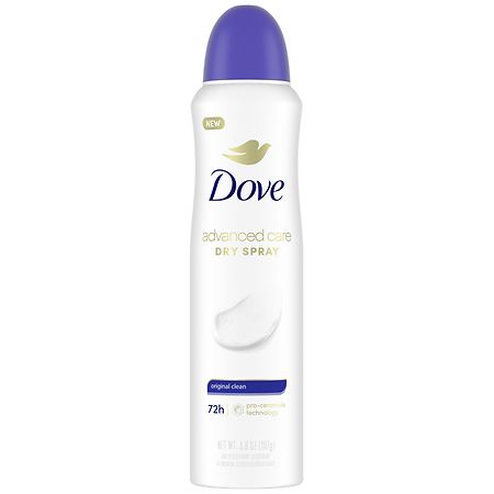 Dove Dry Spray Antiperspirant Deodorant Original Clean