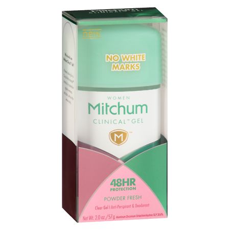 Mitchum Women's Clinical Antiperspirant Gel Powder Fresh