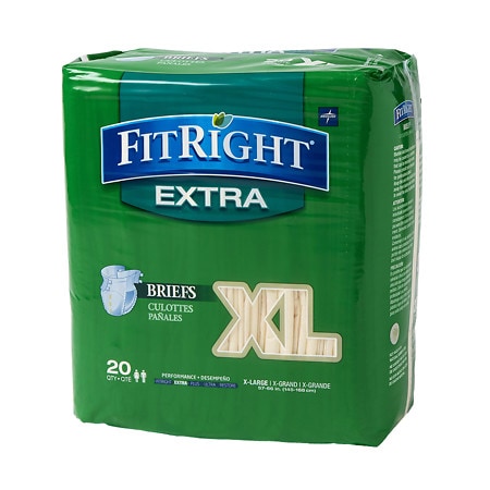 Medline FitRight Extra Briefs X-Large