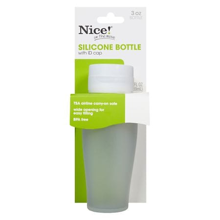 Nice! On The Move Travel Size Silicone Bottle