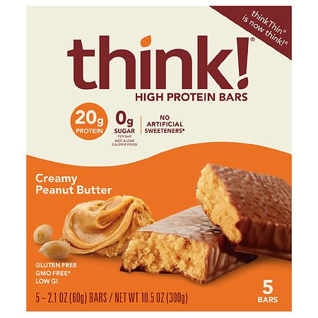 think! Protein Bars Creamy Peanut Butter