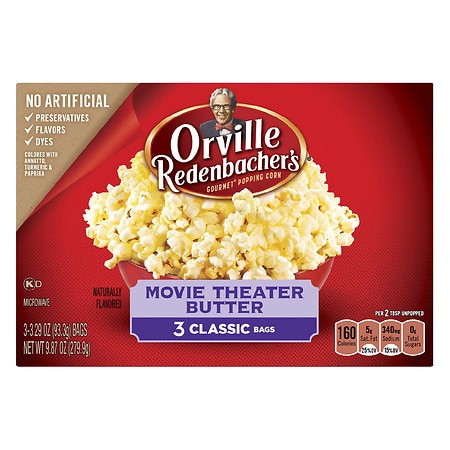 Orville Redenbacher's Gourmet Popping Corn Movie Theater Butter