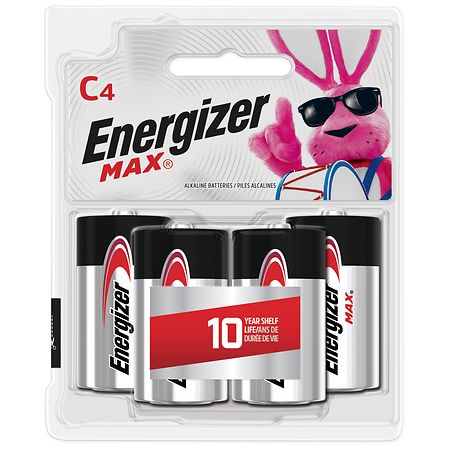 Energizer Max Alkaline Batteries, C C