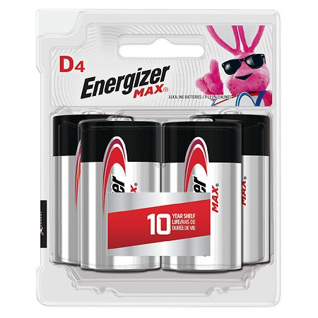 Energizer Max Alkaline Batteries D