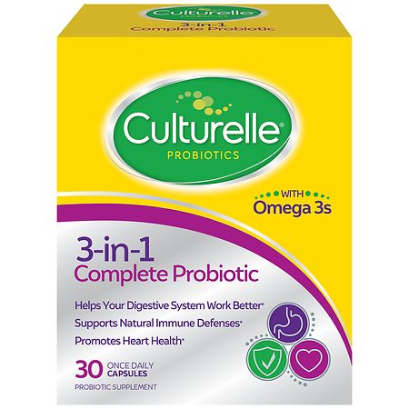 Culturelle 3-in-1 Complete Probiotic Daily Formula