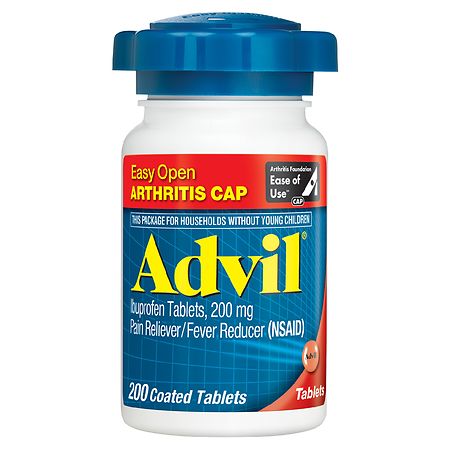 Advil Easy Open Ibuprofen Pain Reliever & Fever Reducer Tablets