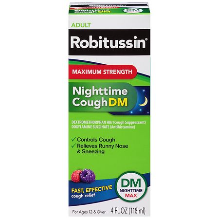 Robitussin Nighttime Cough Medicine Wildberry