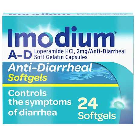 Imodium A-D Anti-Diarrheal Softgels, Loperamide Hydrochloride