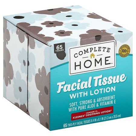 Complete Home Facial Tissue With Lotion Assortment