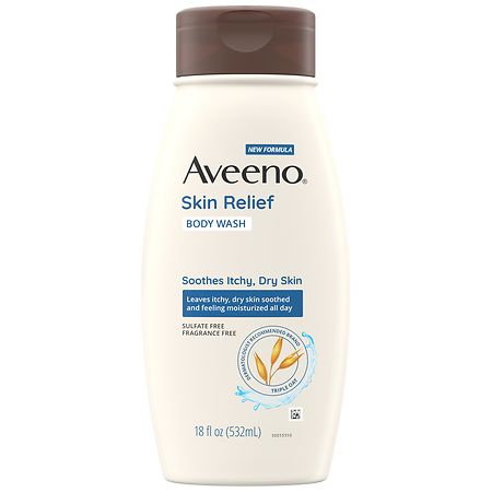 Aveeno Skin Relief Fragrance-Free Body Wash, Sensitive Skin Fragrance-Free