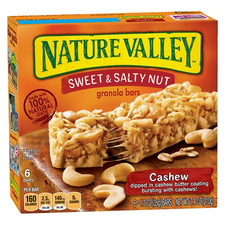 Nature Valley Sweet N Salty Bars Cashew Granola