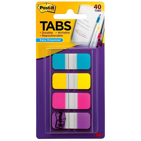 Post-it Tabs, .625 in. Assorted