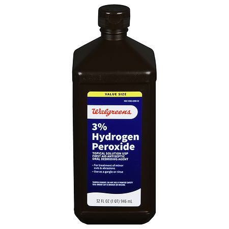 Walgreens 3% Hydrogen Peroxide