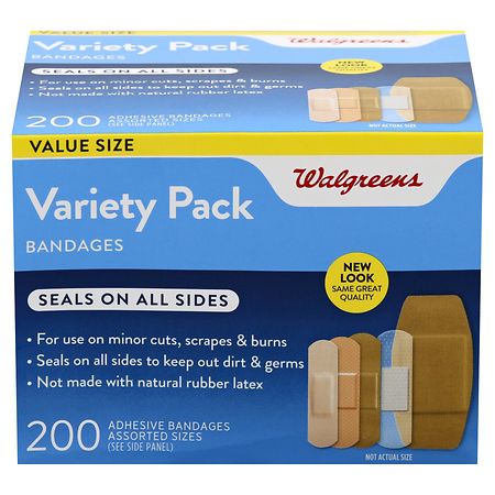 Walgreens Variety Pack Bandages Assorted Sizes