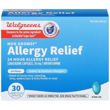 Walgreens 24 Hour Allergy Relief Liquid-Filled Capsules