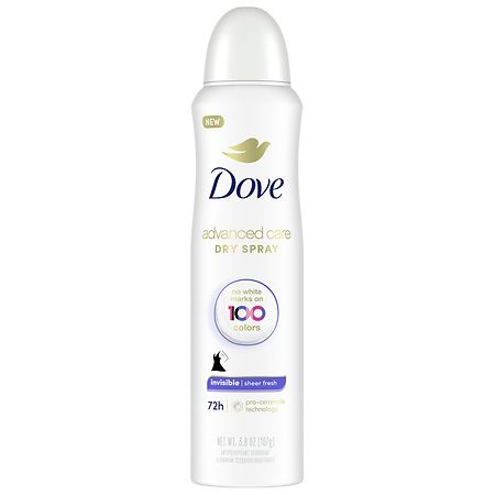 Dove Antiperspirant Deodorant Dry Spray Sheer Fresh
