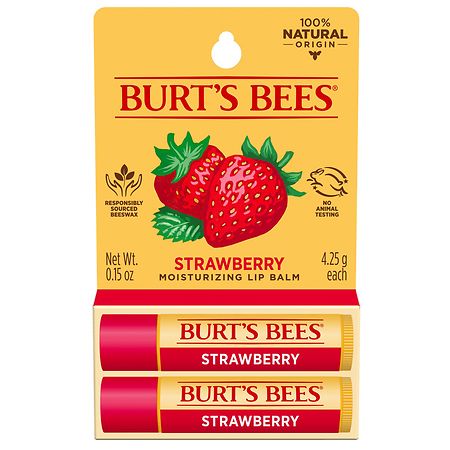 Burt's Bees Moisturizing Lip Balm Strawberry