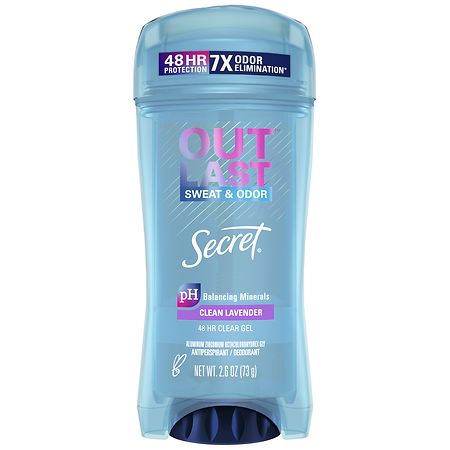 Secret Outlast Clear Gel Antiperspirant and Deodorant Clean Lavender